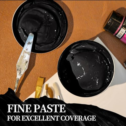 Falling in Art 16.9 Oz Black Gesso Primer for Acrylic &Oil Painting - color: Black