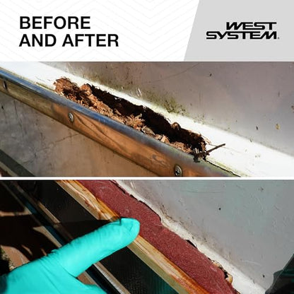 West System 690 Wood Rot Repair Kit, Small | Two-Part Epoxy System - size: Small Kit