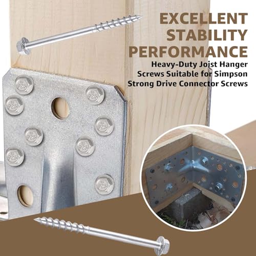 Joist Hanger Screws#9 x 2-1/2"Compatible with Simpson Strong-Tie 100PCS