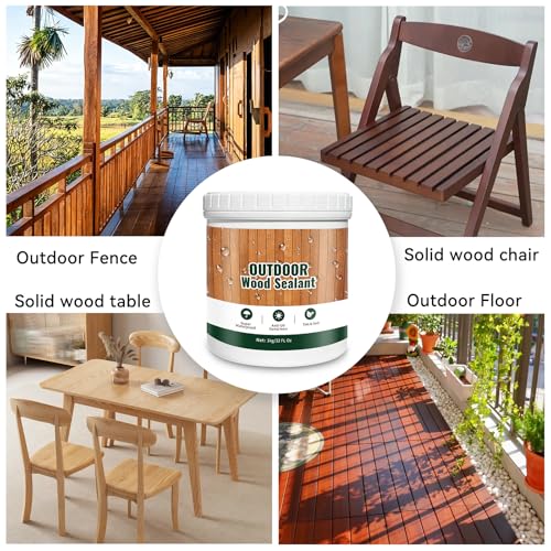 Penetrating Wood Stain and Sealer in One with Polyurethane - 32 oz & Classic Walnut - Indoor and Outdoor, Enhances Wood Grain, Waterproof, Flexible, Crack Resistant, Weather Resistant