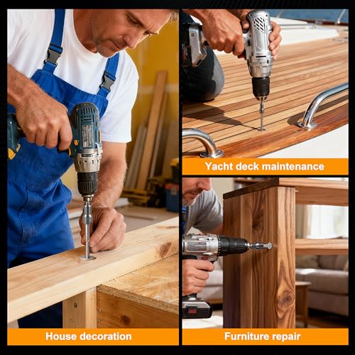Hex Head Lag Bolts for Wood, Lag Screws 1/4" x 2",50 PCS - size: 1/4" x 2"