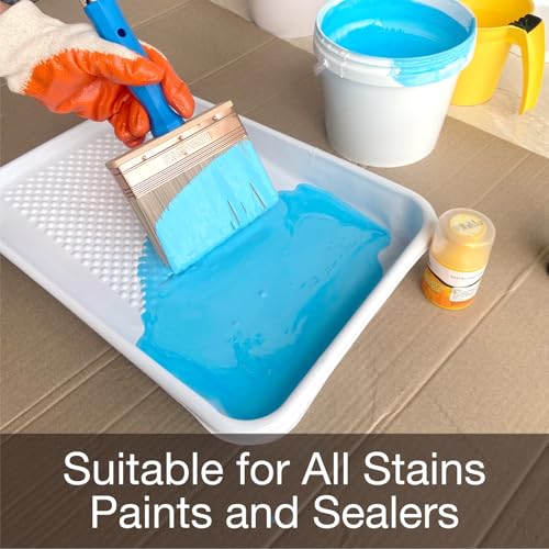 King Origin Deck Stain Brush, Thick Paint Brushes 4" - size: 4-Inch