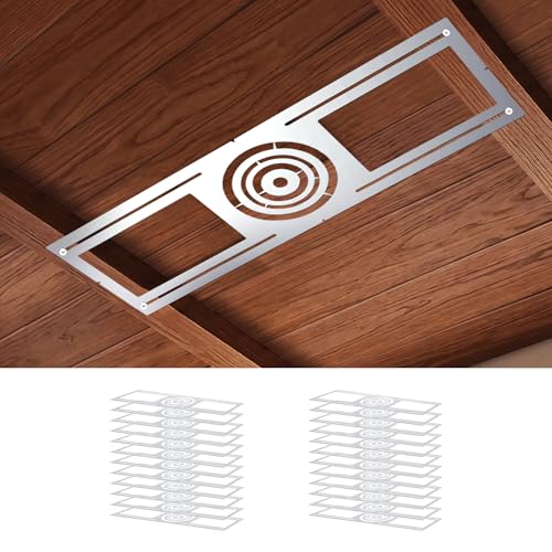 Sidasu 24 Pack New Construction Mounting Plate for 3/4/6" Recessed Lights - size: 24-pc