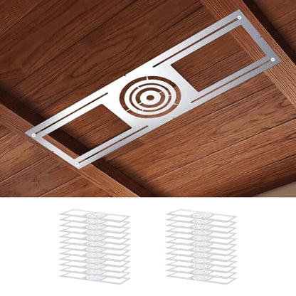 Sidasu 24 Pack New Construction Mounting Plate for 3/4/6" Recessed Lights - size: 24-pc