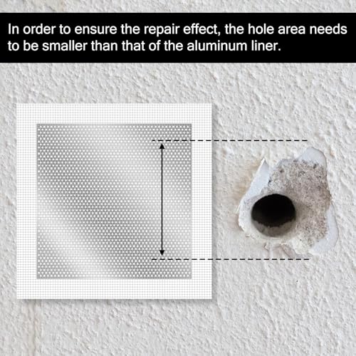 6 Pack Drywall Repair Patch, 10 X 10 Inch