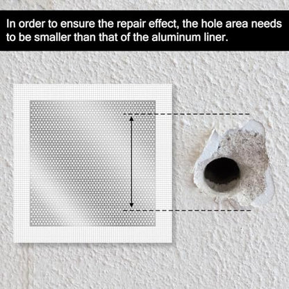 6 Pack Drywall Repair Patch, 10 X 10 Inch