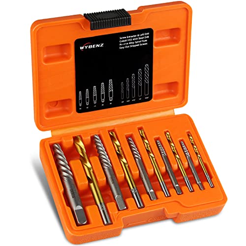 14Pcs Screw Extractor Set and Left Hand Drill Bits Set Easy Out Extractor - size: 14PCS