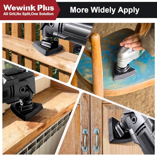151Pcs Wet Dry Oscillating Tool Sanding Pad with Saw Blade Kit - color: 151PCS-Sanding + Saw Blades