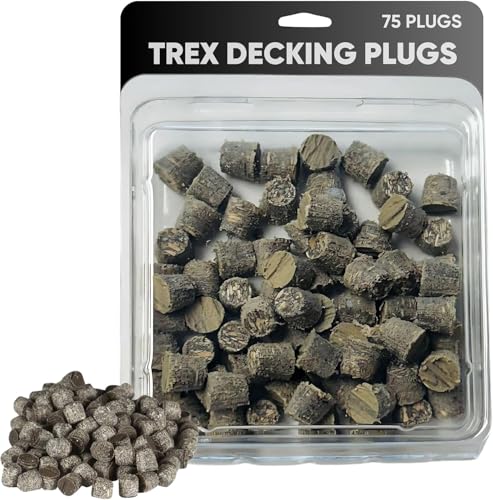 75 Plugs for Decking 1/4” Plug Compatible with Trex decking Systems - Transcend Vintage Lantern