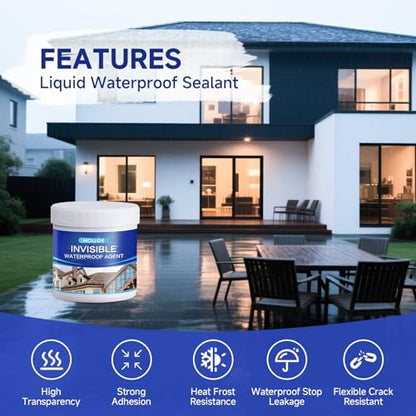 Transparent Invisible Waterproof Sealant, 17.5 Oz - style: 0.5kg