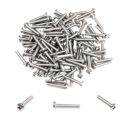 100PCS #6-32 x 3/4" Machine Screws, Phillips Pan Head, 304 Stainless Steel - size: 6#-32 x 3/4"