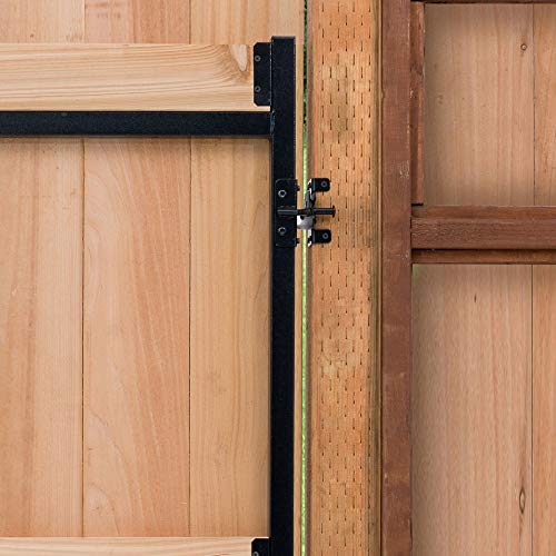Adjust-A-Gate Wide 3 Rail Plus Standard Gate Kit Bundle, Black, 2 Kits