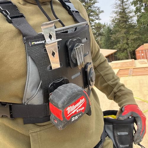 Holstery TapeMaster | Clip-On Tape Measure Holder - Low-Profile Measuring Tape Holster for Your Belt, Tool Bags, Pockets, or Pants - style: TapeMaster Pro