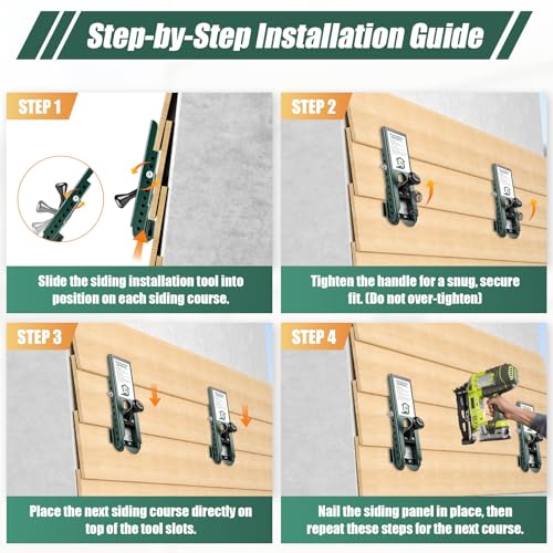 2-Pack Siding Installation Tools, 5/16" Lap Gauge for Fiber Cement