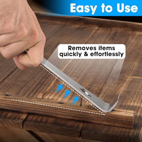 3-In-1 Pry Bar, 10IN Crowbar for Prying, Scraping, Lifting, Pulling