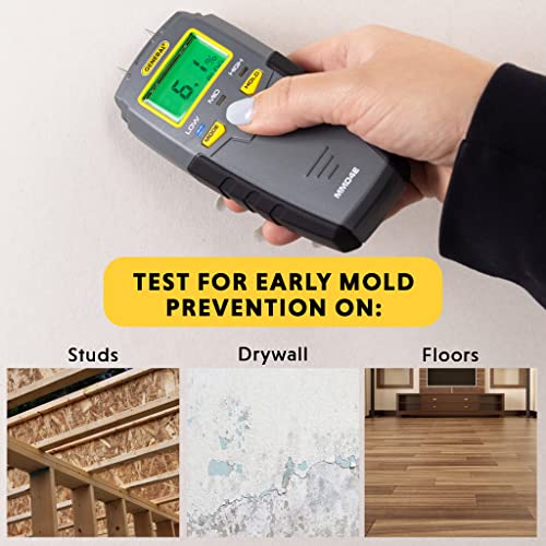 General Tools LCD Moisture Meter Bundle for Detecting Water Leaks and Measuring Moisture Content