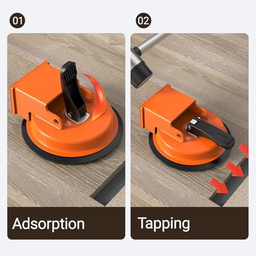 Floor Gap Fixer Tool, 2026 Upgraded Heavy Duty Suction Cup, Adjustable Height Setter, Leveling Tool for Wood, Laminate, Tile, Vinyl Floor Gap Repair Tools