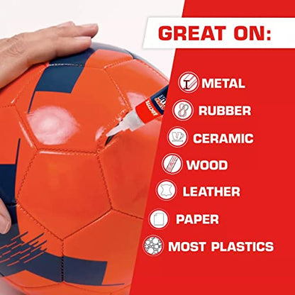 Loctite Super Glue Gel, Clear, 0.14 fl oz Tube, 6 Pack - Superglue for Plastic, Wood, Metal, Crafts & Repair, Cyanoacrylate Adhesive Instant Glue, Quick Dry - size: 6 Pack