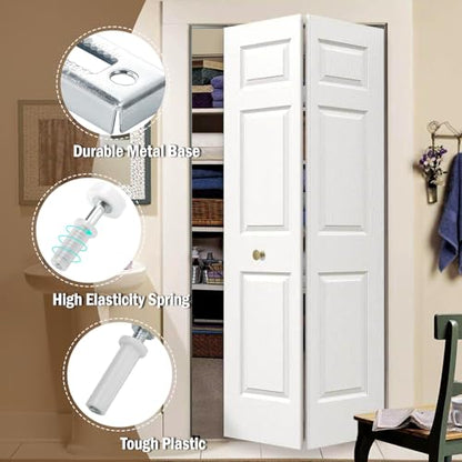 4 Pack Bifold Door Repair Hardware Kit for Closet Doors