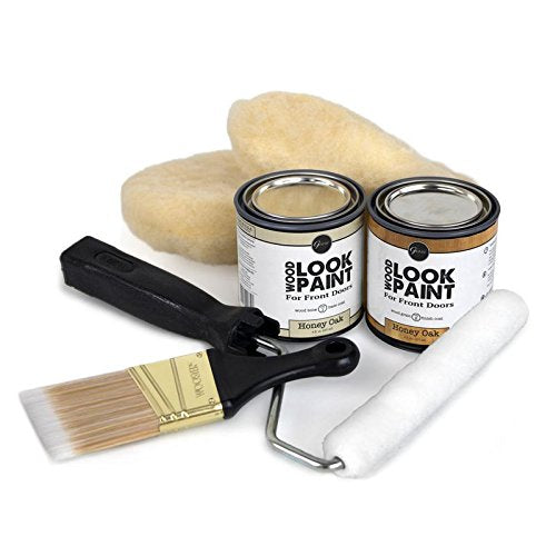 Giani Wood Look Paint Kit for Front & Interior Doors (Honey Oak) - style: Honey Oak