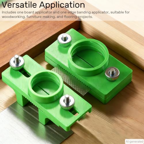 Precision Glue Applicators – 2 Pack Adjustable Width Adhesive Spreading Tool for Woodworking, Furniture, and Flooring (10-22mm)