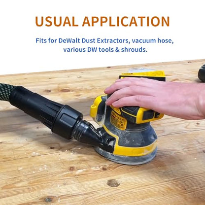 A.I.FORCE DWV9000 Universal Quick Connector for DeWalt Dust Extractors