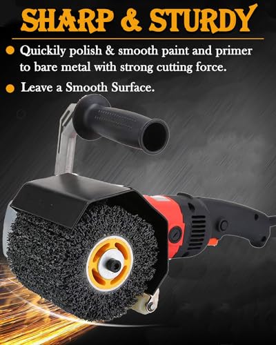 4.5"x4" Abrasive Drawing Wheel Surface Conditioning Tool Burnishing