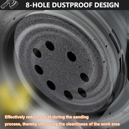 100PCS 5 Inch Sanding Discs Assortment, Wet Dry Hook and Loop Sandpaper - style: MixGrit