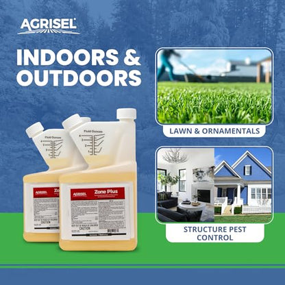 Agrisel Zone Plus Insect & Pest Control, Eco-Friendly, 32 Ounce - size: 32 Fl Oz (Pack of 1)