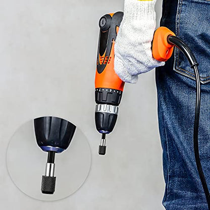 Chumia 12 Pieces Extender Drill Bit Extension, Drill Extension Bit Holder