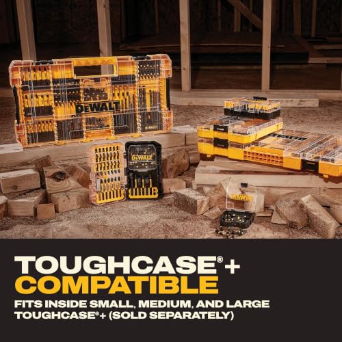 DEWALT 18 pc. Compact Magnetic Drive Guide Set, Yellow (DWAF2058CS) - size: One Size