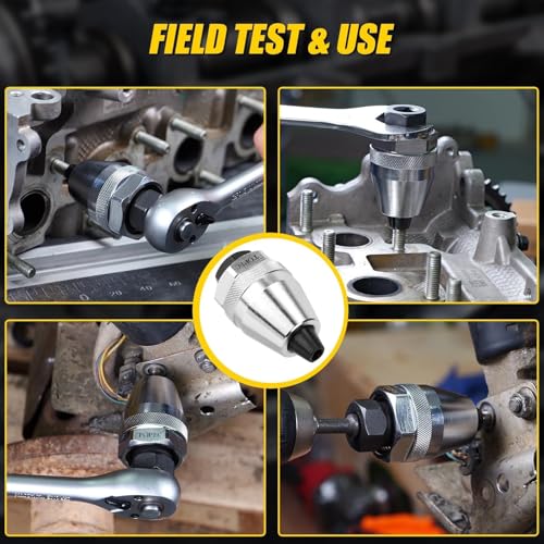 Topec Stud Extractor Tool, 3/8” Drive Broken Bolt Remover - size: 3/8-Inch Drive