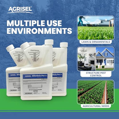 Agrisel Bifenthrin Pro 7.9 Insecticide, Insect Control - size: 32 Ounces