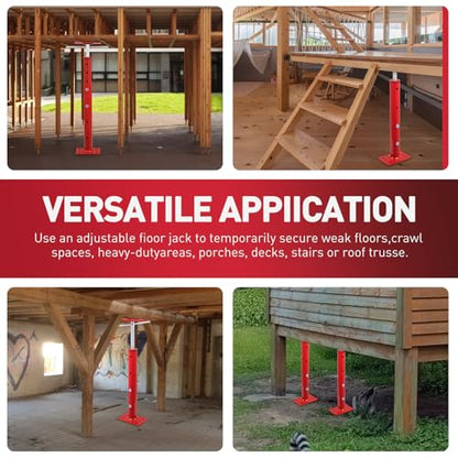 4 Pack House Jacks for Leveling 19''-36''Adjustable Support Jack