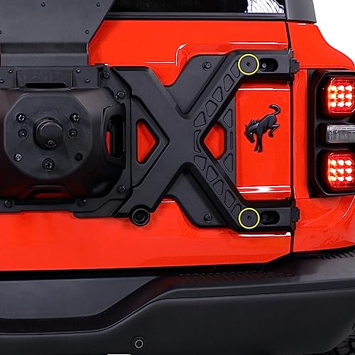 IAG X-Brace Tailgate Hinge Reinforcement for Ford Bronco Raptor 2022-2024+ - size: Raptor