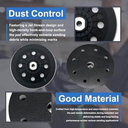 492286 D125 5" 8-Hole Soft Sanding Pad for ETSC/EC125/Jetstream
