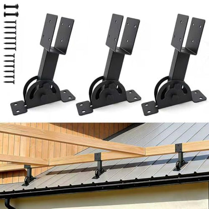 2x4 Heavy Duty Roof Riser Brackets Kit 3 Pcs, - size: 2x4-3