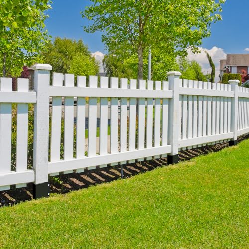 ARIFARO 4 Pcs 36 Inch 4"x4" Fence Post Anchor Ground Spike (Fit 3.5"x3.5") - color: Black, size: 36 Inch