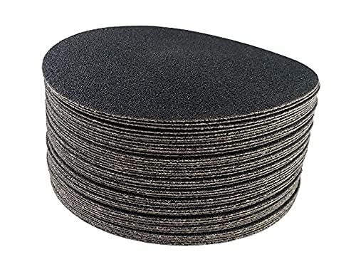 STARCKE 7 Inch Hook and Loop No Hole Sanding Discs, 220 Grit 25 Pack - color: 220 grit, size: 25 Pack