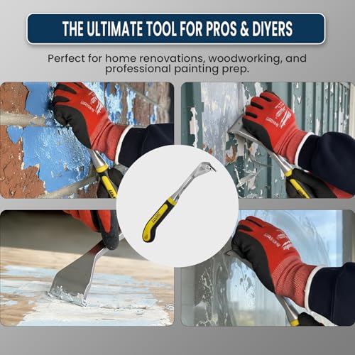 LU&MN Heavy-Duty Paint Scraper Tool with 2.0" Tungsten Carbide Blade - style: 2.0"Blade