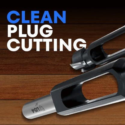 US4 5/8" Heavy Duty Plug Cutter - Wood Plug Cutting Tool - size: 5/8 in