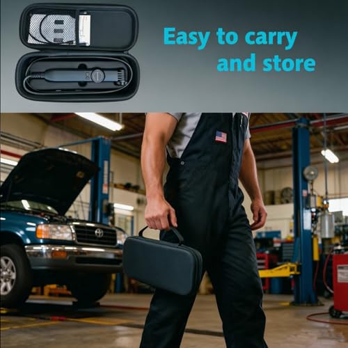 Two-Way Articulating Borescope Camera with Light, 1920P HD Snake Camera with 360° Rotation, 5ft IP67 Waterproof for Mechanics & Plumbers, Borescope with Articulating Head for iPhone & Android
