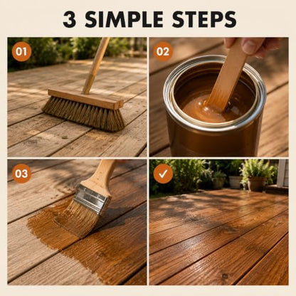 Walnut Wood Sealer and Stain - Waterproof & Wood Hardwax Oil, 1qt - color: Walnut, size: 1 Quart