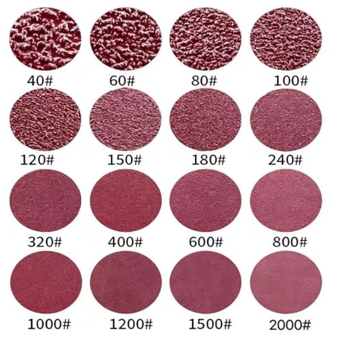 30pcs 60Grit Mouse Sander Sandpaper 6 Holes Mouse Sander Pads Hook and Loop Triangle Sanding Pads Suitable for Ryobi Detail Palm Sander - style: 30pcs 60Grit