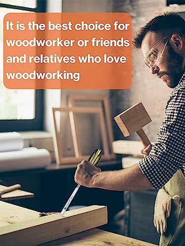 Lytool 5 Piece Wood Chisel Set CR-V Steel Beveled Edge for Woodworking