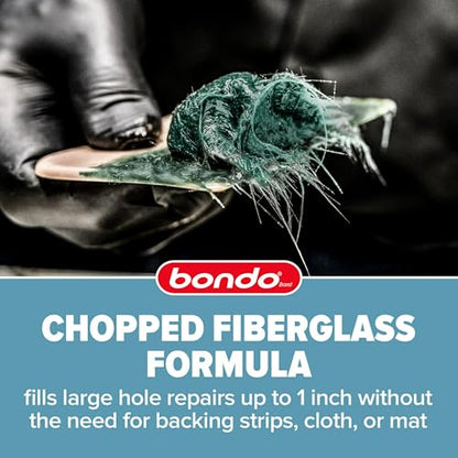 Bondo Bondo-Hair Long Strand Fiberglass Reinforced Filler, 00762, 1 Quart (Pack of 2) - size: 1 Quart (Pack of 2)