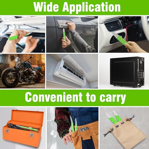 4140 Steel Pry Tool, Auto Trim Removal Tool Pry Bar for Vehicle Door Panel, Audio Radio Panel, Dashboard Repair Upholstery Tool, Pack of 1 Green - color: green