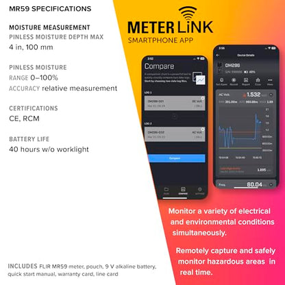 Flir MR59 Ball Probe Moisture Meter with Bluetooth - style: MR59