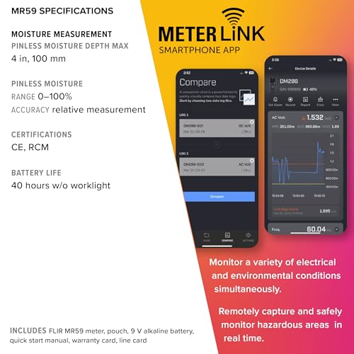 Flir MR59 Ball Probe Moisture Meter with Bluetooth - style: MR59