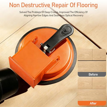 Floor Gap Fixer Tool, 2026 Upgraded Adjustable Suction Cup Tool, Heavy Duty Floor Gap Fixer Suction Cup Tool, Laminate FloorGap RepairTool for Laminate, Wood, Tile & Vinyl Flooring